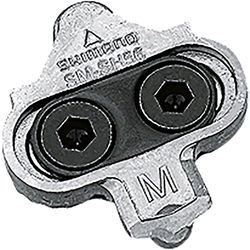 Shimano Y41S98100 Par calas, unissexo, aço inoxidável, bicicleta de montanha, cinzento, tamanho único