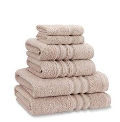 Catherine Lansfield Zero Twist 6 Piece Towel Bale Natural