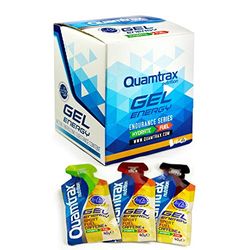 Quamtrax power energy gel, 12 x 40gr con caffeina