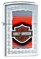 Zippo HD® FRAME Windproof pocket lighter - high polish chrome, regular
