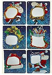 Comarco Sa 11518 - Decoración navideña, Papel Adhesivo, Multicolor, 20 x 0,2 x 28 cm