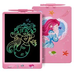 DYNASONIC (DYNA-PM Sirena) Tavoletta di scrittura LCD a colori da 10 pollici per bambini. Tavola da disegno magnetica. Giocattolo educativo. Regalo per bambini. Lavagna per bambini 2 3 4 5 6 7 anni