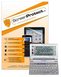 ScreenProtect Protector de pantalla antirreflectante para Sharp PW-E Serie con raspador y paño de microfibra