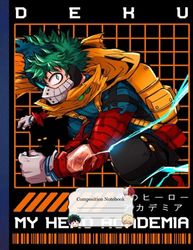 Composition NoteBook: Anime My No Hero Acadeemmia 49 | 8.5x11 Inches | 110 page Anime Holiday Great Writing Gift For Children Kid Teens Girls Boys Students Home College Writing Notes