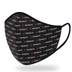 Sevilla FC Masque R40 Love Pattern Noir Adulte