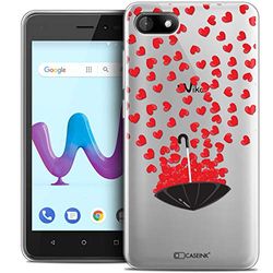 Caseink fodral för Wiko Sunny 3 (5) fodral [kristallgel HD mönster kollektion kärlek alla hjärtans dag design kärleksparaply - mjuk - ultratunn - tryckt i Frankrike]