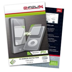 atFoliX - Pellicola a specchio per Leica D-Lux 4, FX-Mirror: pellicola protettiva a specchio, ottima qualità, made in Germany