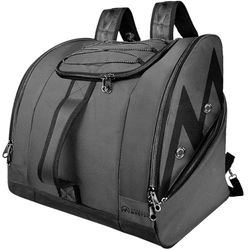 OutdoorMaster Sac à Bottes – Sac pour Bottes de Ski et de Planche à Neige de 50 L, Excellent pour Les Voyages avec extérieur et Fond imperméables – pour Hommes, Femmes et Jeunes – Gris