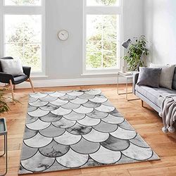 Think Rugs Rug, Grey/Silver, 120 x 170
