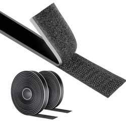AiQInu Velcro Tape Self-Adhesive Extra Strong, 8 m x 16 mm Velcro Fastening, Velcro Tape and Hook Tape, Double-Sided Velcro Tape for Fly Screens, Handmade