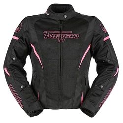 Furygan Jacka för flickor, Svart-rosa, XL