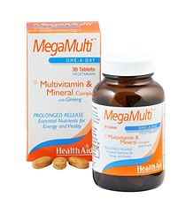 HealthAid Mega-Multi's (with Ginseng) - 30 Tablets