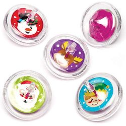 Baker Ross Peonzas Navideñas (Pack De 8) Perfectas Para Bolsas Y Calcetines Sorpresa De Fiestas Navideñas Infantiles, Varios