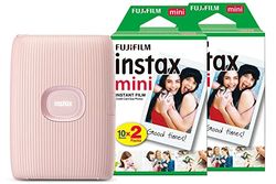 instax Fujifilm Mini Link 2 Wireless Photo Printer with 40 Shots - Soft Pink