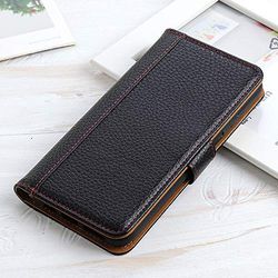 Bellacase Funda para OPPO A52 Prácticas Ranuras para Tarjetas y Función de Soporte OPPO A52 Protector(Negro)