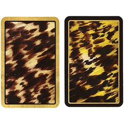 Caspari Set di Carte da Gioco, Legno, Multicolore, 13 x 9.5 x 0.1 cm