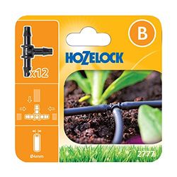 Hozelock T-stuk connectoren 4 mm (12 stuks)
