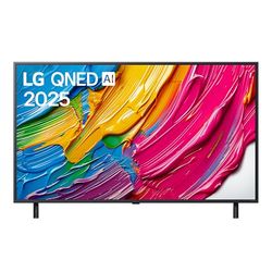 LG QNED AI QNED80 TV 50 pollici, Smart TV 4K, Processore α7 Gen8, Dynamic QNED Color, Design Super Slim, webOS con AI e telecomando puntatore AI, Gaming con VRR 4K@60Hz, 50QNED80A6A 2025