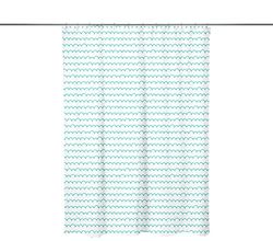 Bonamaison Digitally Printed Shower Curtain, 1 Piece 150x200 Cm - Designed And Manufactured in Turkey