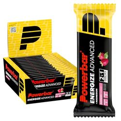 Powerbar Energize Advanced Raspberry 15x55g - Barre Énergétique à Haute Teneur en Carbone + C2MAX