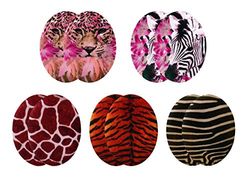 Mono-Quick Wild Africa, 10-delige set, opstrijkbaar, patches, patches, patchen, opstrijkfoto's, polyester, meerkleurig, 11,2 x 8,3 x 0,05 cm, 10 stuks