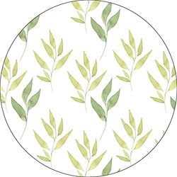 Bonateks, Ronde digitaal bedrukte muismat, antislip onderkant, voor kantoor en thuis, diameter: 22 cm