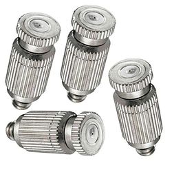 O'FRESH Set van 4 hoogwaardige antilek sproeikoppen voor spuitnevelkoeling - vernevelaar terras - buitenvernevelingssysteem mistkoelsysteem - zorgt voor fijne verneveling zonder nat te worden
