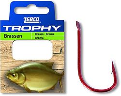 Zebco 6 trophy brassen voorvakhaken 0,20 mm 0,70 m 10 stuks, 6