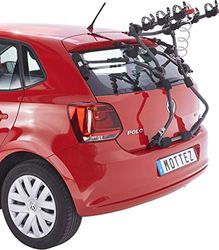 MOTTEZ Porte-vélos sur Hayon a Fixation sur Barres de toit ou barre Railing 3 vélos avec antivol