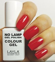 Layla Cosmetics Milano No Lamp Gel Polish Vernis à Ongles Red Vegas