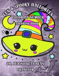 Fun & Spooky Halloween: Color by Number Coloring Book
