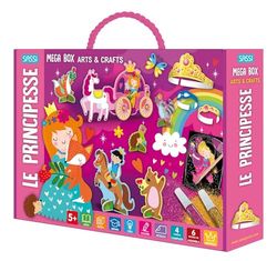 Le principesse. Mega box arts & crafts. Ediz. a colori. Con 4 fondali. Con 6 modelli 3D