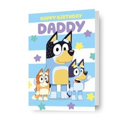 Danilo Promotions LTD tarjeta de cumpleaños bluey, daddy