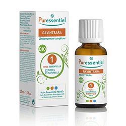 Puressentiel - Aceite esencial de Ravintsara, Bio, puro y de origen natural, AEBBD, 30 ml