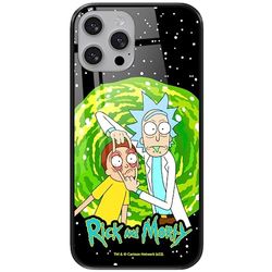 ERT GROUP mobiel telefoonhoesje voor Apple Iphone 13 MINI origineel en officieel erkend Rick and Morty patroon Rick & Morty 007 gemaakt van gehard glas, beschermhoes