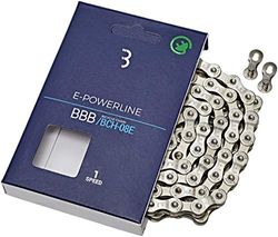 BBB E-Powerline E-Bike BCH-01E ketting singlespeed zilver 2022 fietsketting