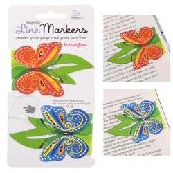 Linemarker Page Marker | Book Holder | Magnetic Bookmarks Set of 2 | Magnet Page Holder Clip for Reading | Book Marker | Gift Idea for Readers, Book Lovers