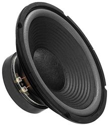 MONACOR SP-252E Hi-Fi Bass-Mid-Range Speer, Compact Chassis Ideal for Installation in ONE Box Housing, Driver in Two Way Construction, Black