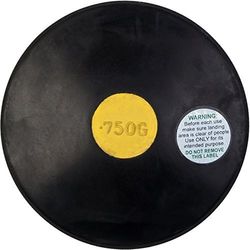 360 Athletics Rubber Discs 1.75kg Black