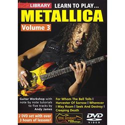 Learn to play Metallica Volume 3 [Reino Unido] [DVD]