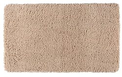 Wenko Tappeto da bagno Belize color sabbia 70 x 120 cm - Tappetino da bagno, sicuro, soffice, privo di pelucchi, Poliestere, 70 x 120 cm, Beige