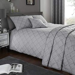 Serene Wilmslow-Jacquard vävd påslakanset grafit, enkel
