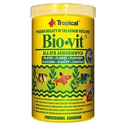 Tropical BIO-Vit 1000ml / 200g - Mangime per Pesci d’Acquario Ricco in componenti vegetali