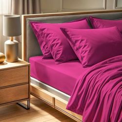 Lenzuolo con angoli per letto singolo, 100% cotone Ranforce (100 x 200 + 30 cm), rosa antico, 155 fili, lavabile in lavatrice a 30 °C, morbido e resistente, essenziale