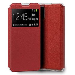 Coole flipcover voor Samsung A025 Galaxy A02s, glad, rood