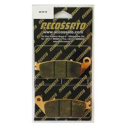 accossato agpa72ev2-p47668 Pastillas freno, Color Negro, Talla única