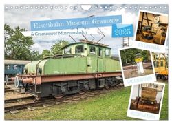 Eisenbahn Museum Gramzow (Wandkalender 2025 DIN A4 quer), CALVENDO Monatskalender: Das Eisenbahn Museum Gramzow ist für kleine und Große Eisenbahnfans ein tolles Erlebnis.