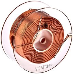 VISATON 5025 Stroomomvormer voor lichttransformator (7,1 cm, 7,1 cm, 2,9 cm, koper, transparant)