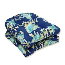 Pillow Perfect Outdoor/Indoor Daytrip Pacific Wicker Seat Cushion (Set of 2)