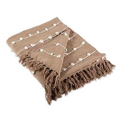 DII Geweven Loop Throw Collection, 50x60, Stone